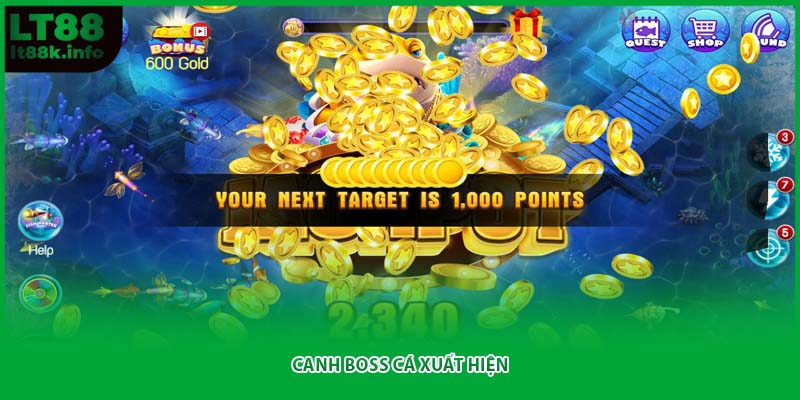 Canh boss cá xuất hiện