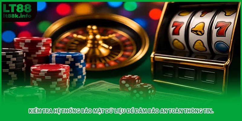 Kiểm tra hệ thống bảo mật dữ liệu để đảm bảo an toàn thông tin.