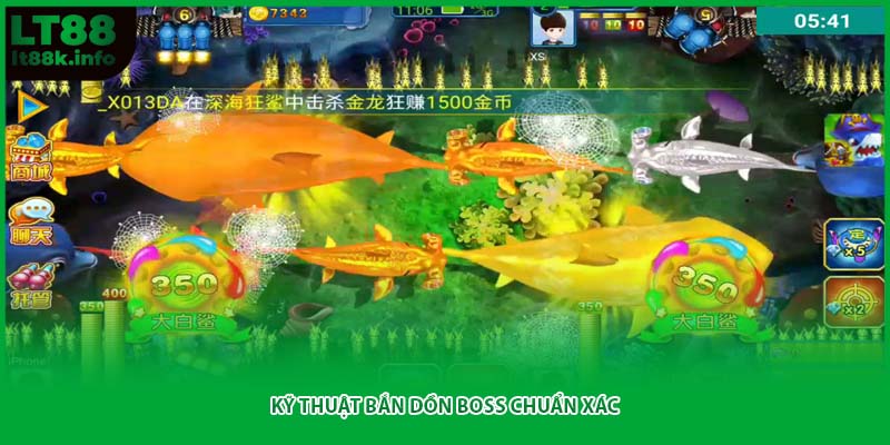 Kỹ thuật bắn dồn boss chuẩn xác