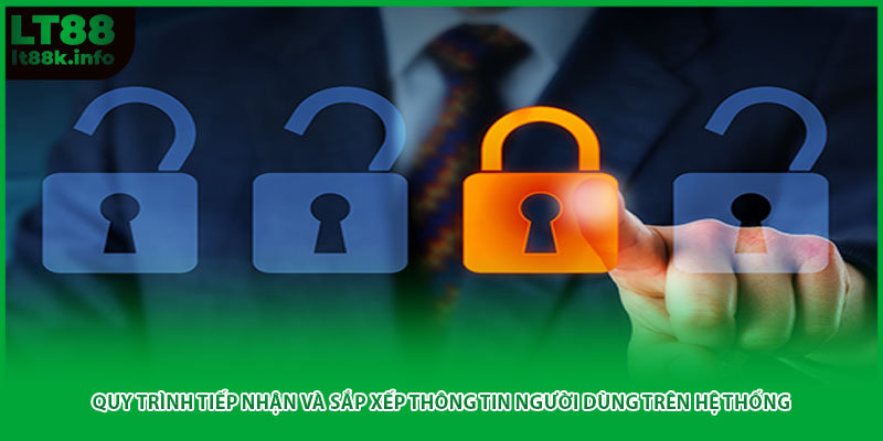 Quy trình tiếp nhận và sắp xếp thông tin người dùng trên hệ thống