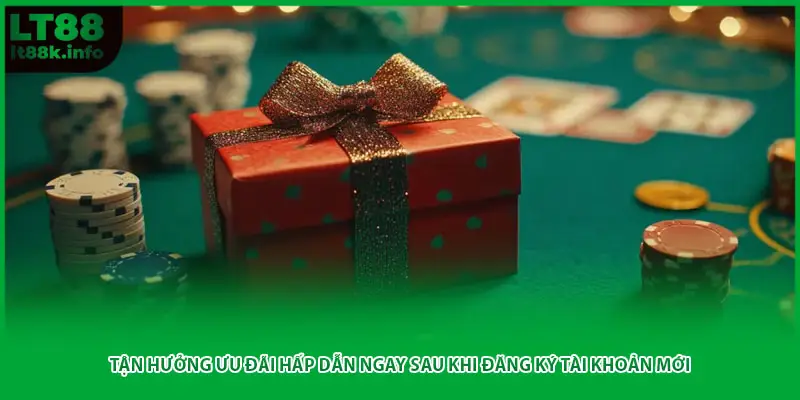 Tận hưởng ưu đãi hấp dẫn ngay sau khi đăng ký tài khoản mới