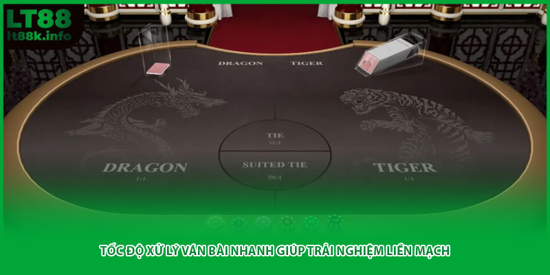 Tốc độ xử lý ván bài nhanh giúp trải nghiệm liền mạch