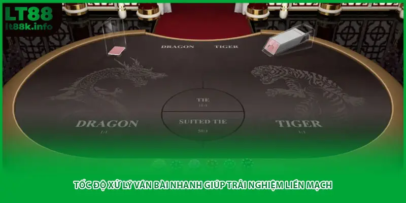 Tốc độ xử lý ván bài nhanh giúp trải nghiệm liền mạch